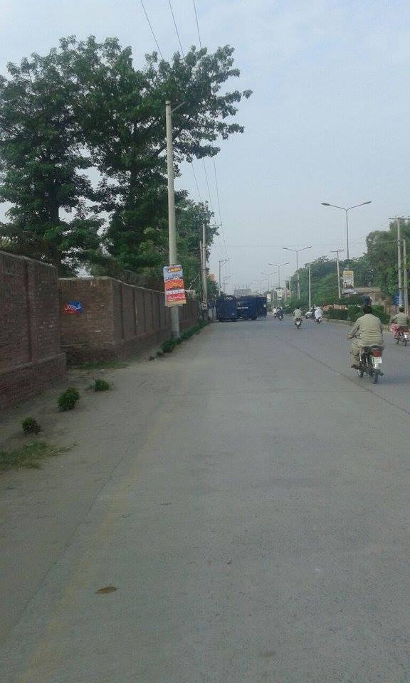 Cleaning of different roads early in the morning