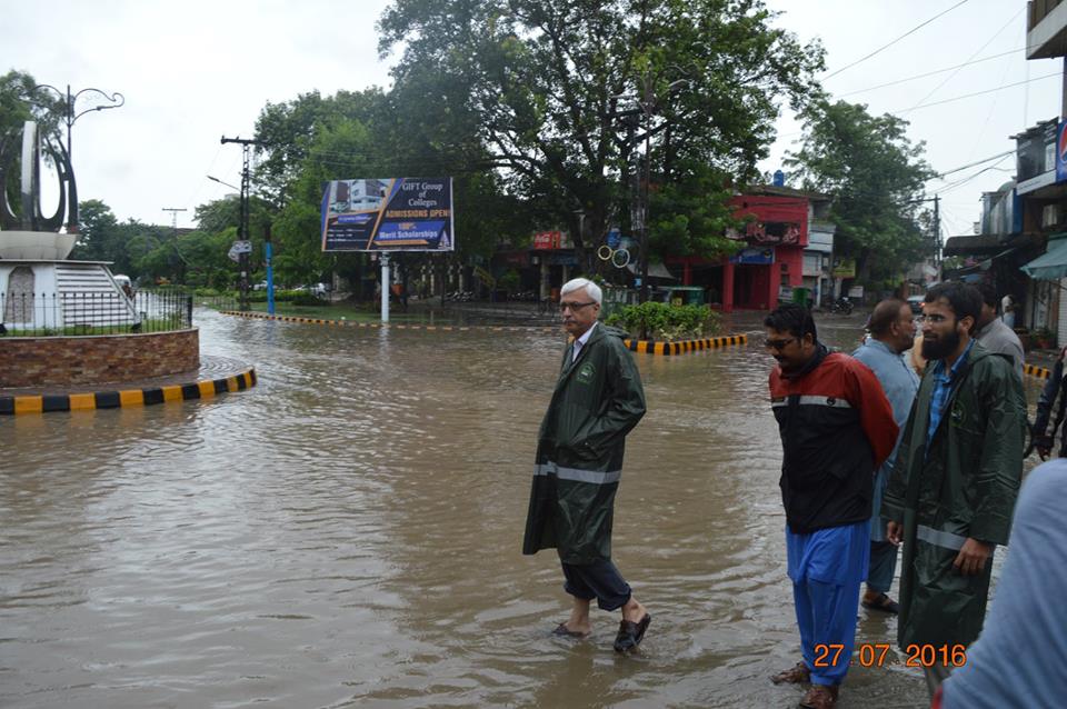 MD GWMC Monitoring Filed Operations during Rain