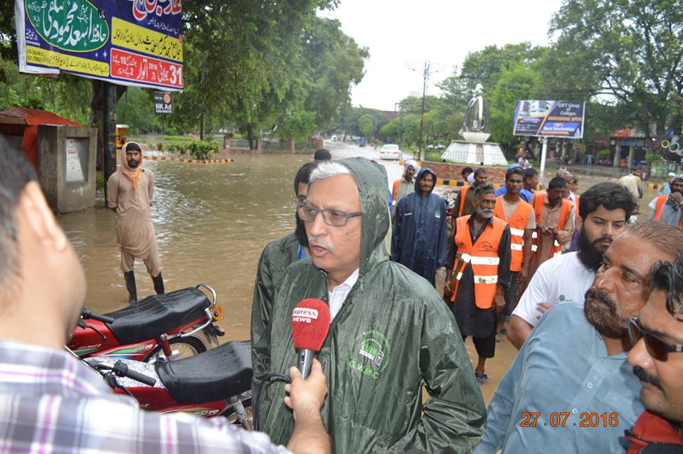 MD GWMC Monitoring Filed Operations during Rain