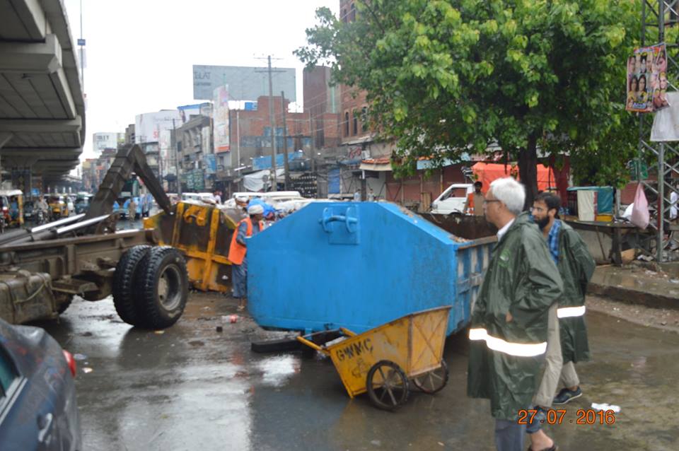 MD GWMC Monitoring Filed Operations during Rain