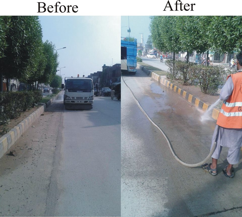 Special Operations on Sialkot Road After Rain