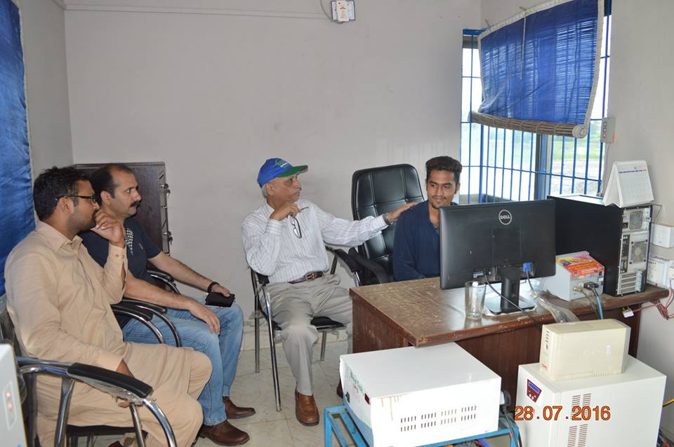 Visit of MD GWMC Dr. Atta-ul-Haq to monitor field operations after rain