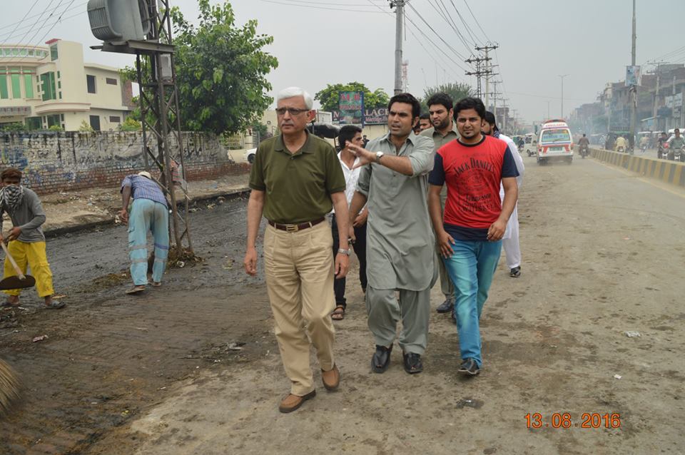 MD GWMC Dr Atta-Ul-Haq Visited Hafizabad Road