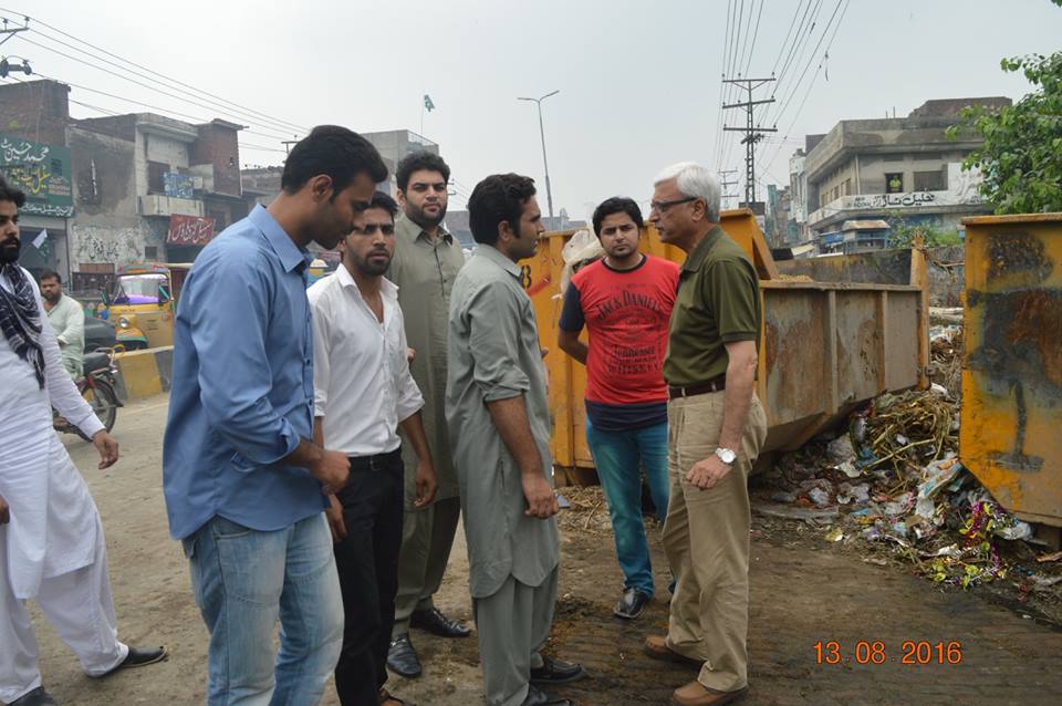 MD GWMC Dr Atta-Ul-Haq Visited Hafizabad Road