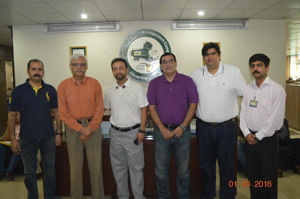 Asim Khan CEO Blue Planet along with Kashif S Khan Visited GWMC