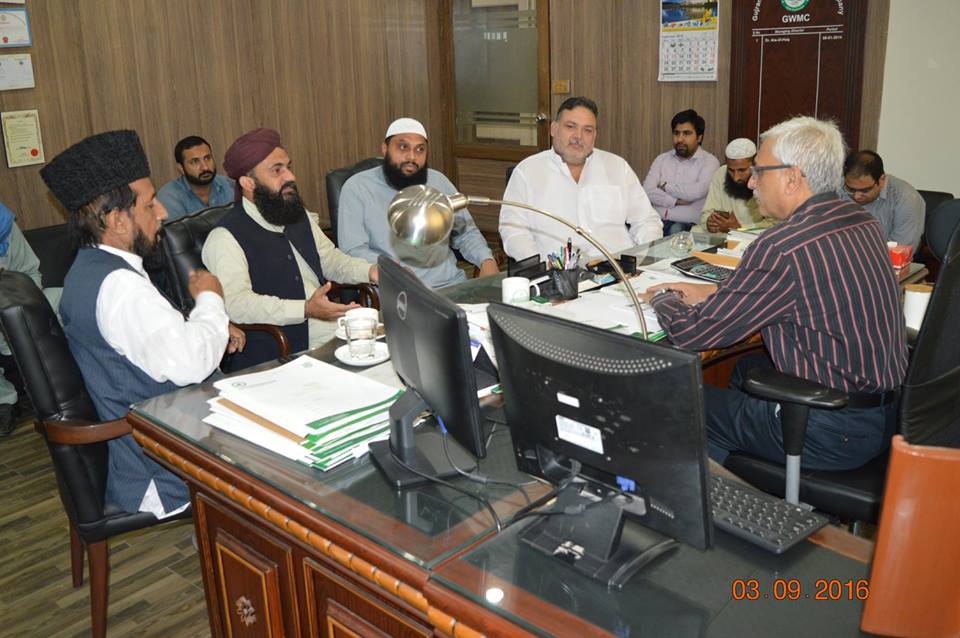 Zahid Habib Qadri Member Sunni Tehreeq visit GWMC