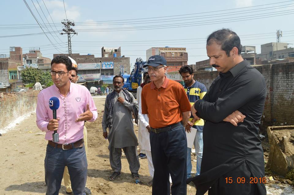 MD GWMC Visits different areas to check cleanliness of the City