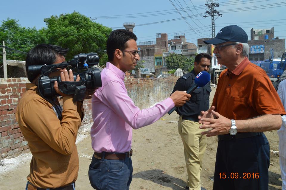 MD GWMC Visits different areas to check cleanliness of the City