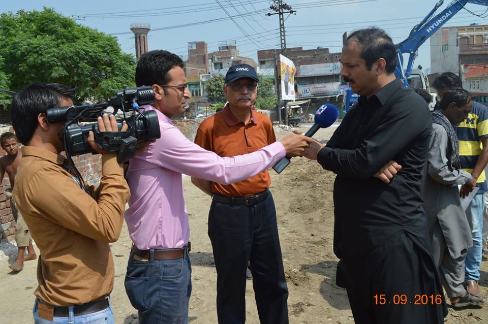 MD GWMC Visits different areas to check cleanliness of the City