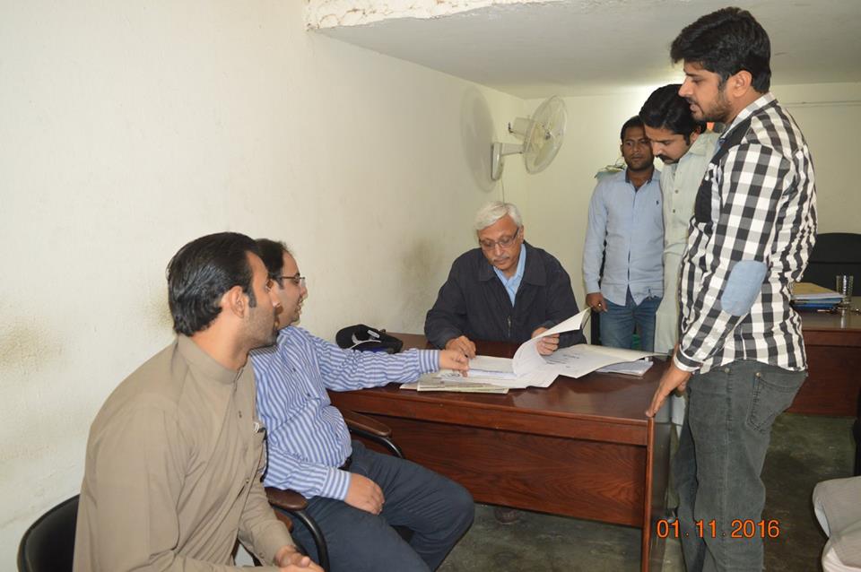 MD GWMC Visited various roads and zonal Offices