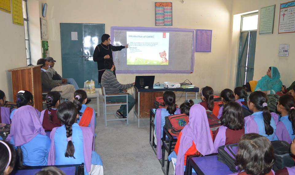 School awareness at Govt. Najeeb Memorial School