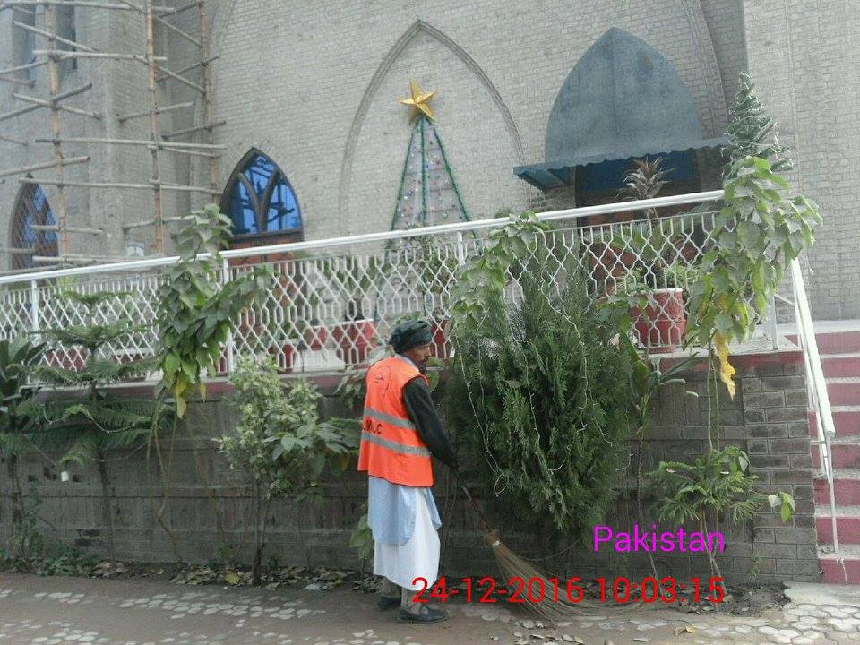 GWMC Conducted special cleaning activity in churches for Christmas