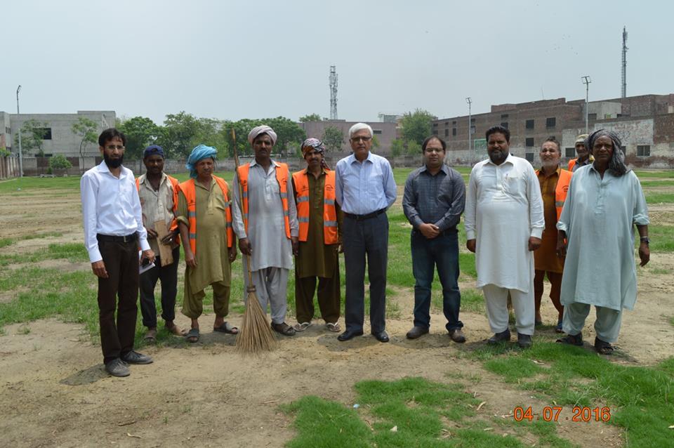 MD GWMC visited Graveyards and Eid Gahs for Cleanliness
