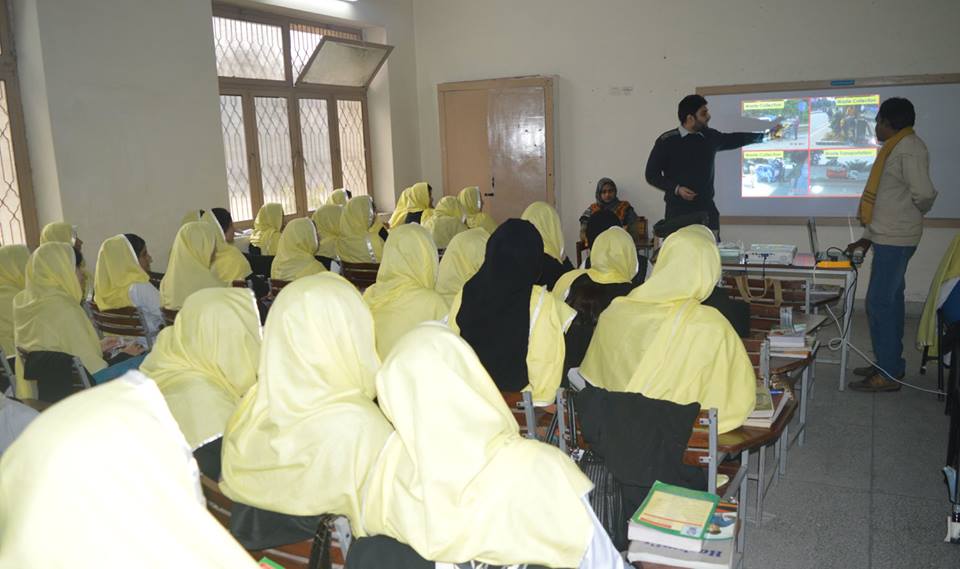 Awareness at Govt Degree College For Woman