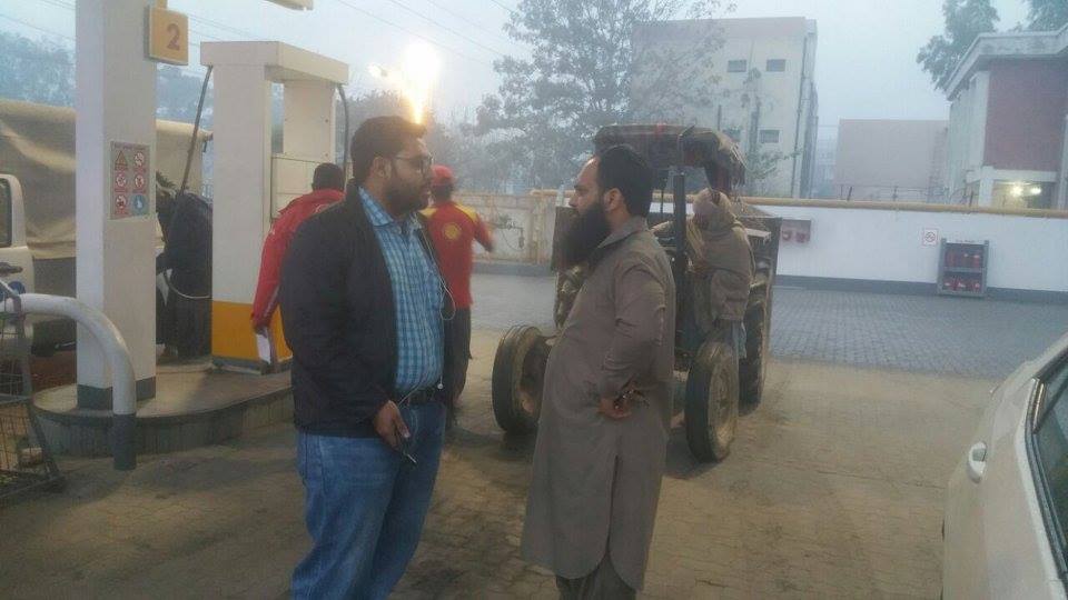 Company Secretary GWMC visited Petrol Pumps