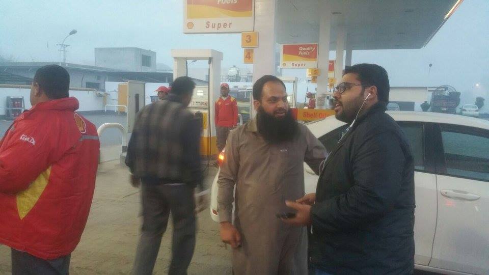 Company Secretary GWMC visited Petrol Pumps