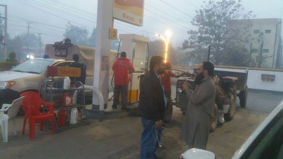 Company Secretary GWMC visited Petrol Pumps