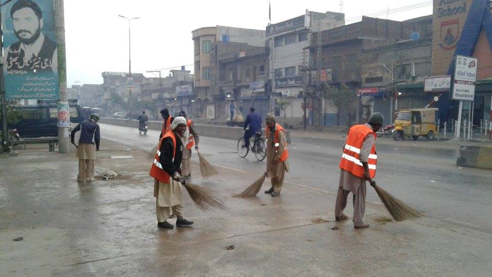 Cleanliness Activities on different Roads