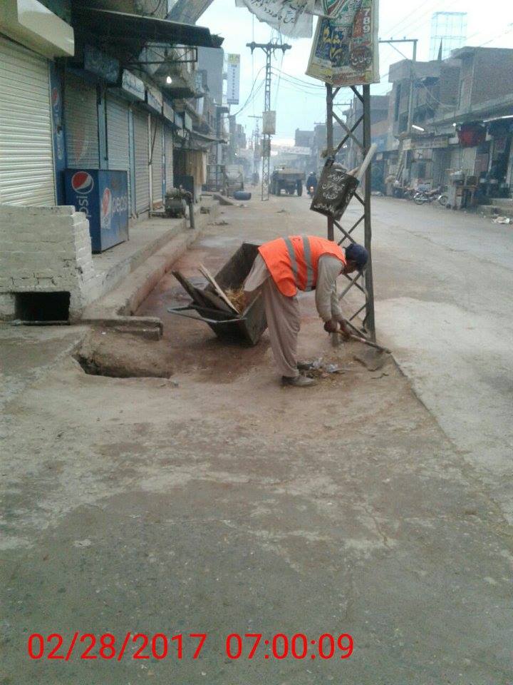 Cleanliness Activities on different Roads