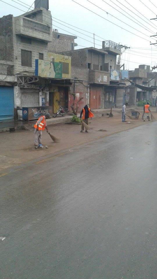 Cleanliness Activities on different Roads