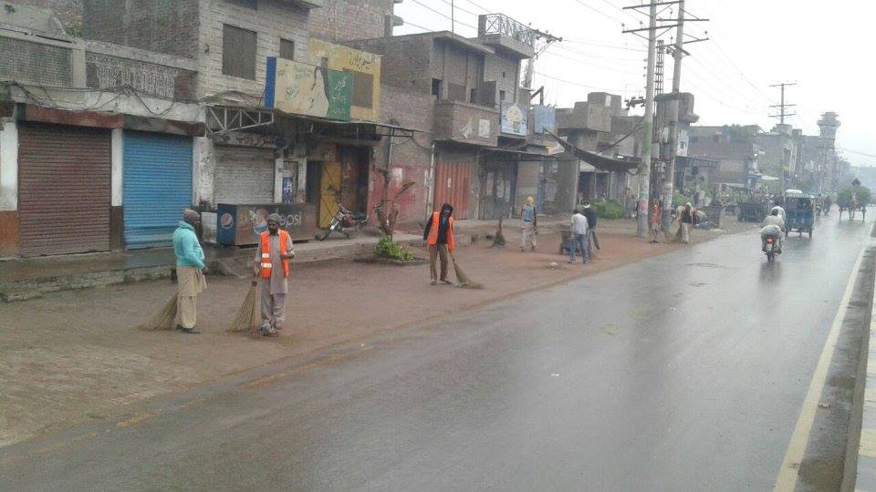 Cleanliness Activities on different Roads