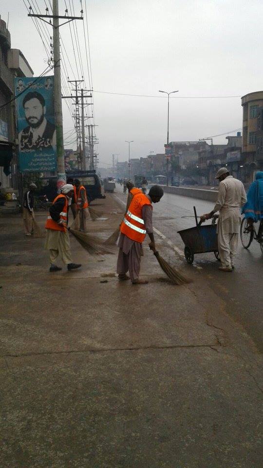 Cleanliness Activities on different Roads