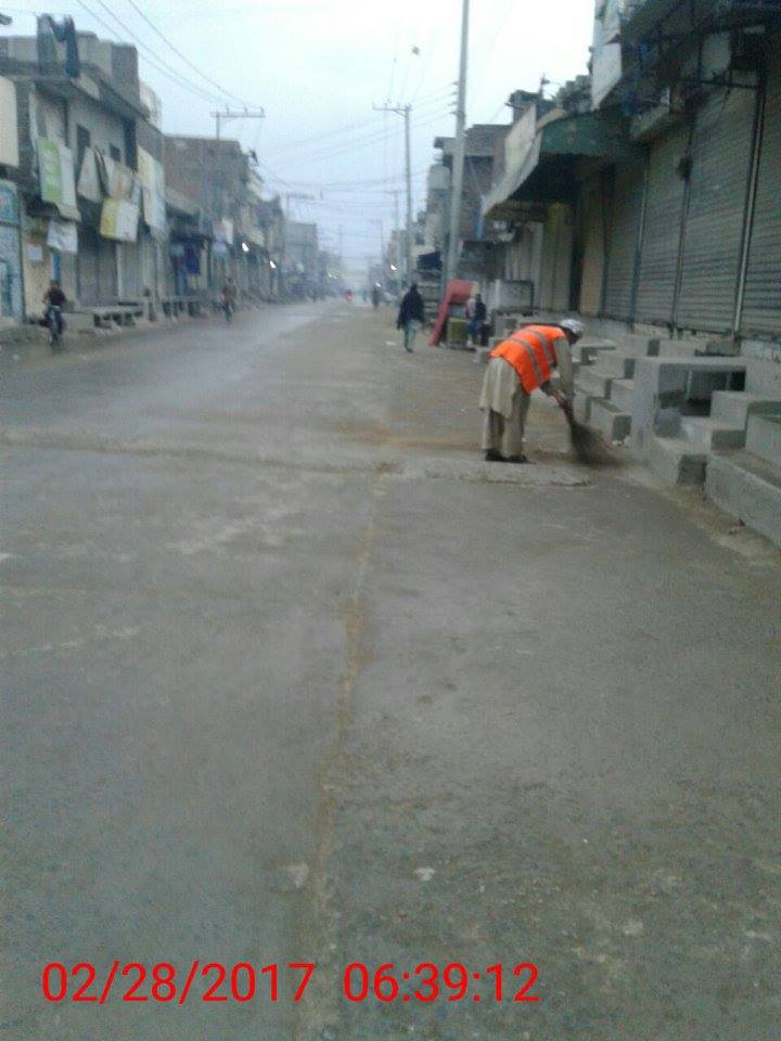 Cleanliness Activities on different Roads