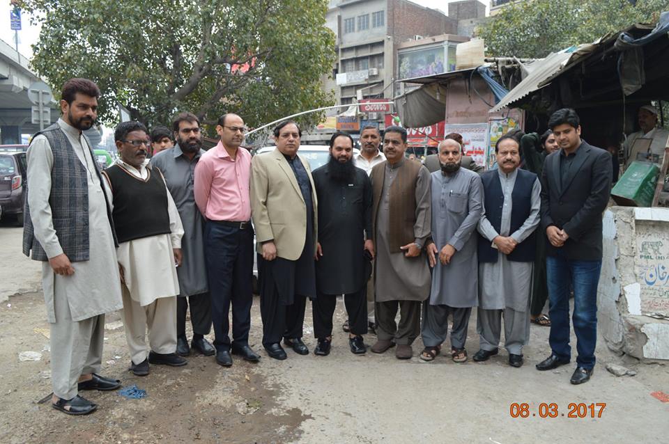 Company secretary along with Senior Manager Ops and Assistant Manager Operations Visited cloth market Gujranwala