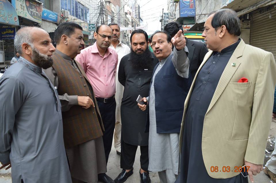 Company secretary along with Senior Manager Ops and Assistant Manager Operations Visited cloth market Gujranwala