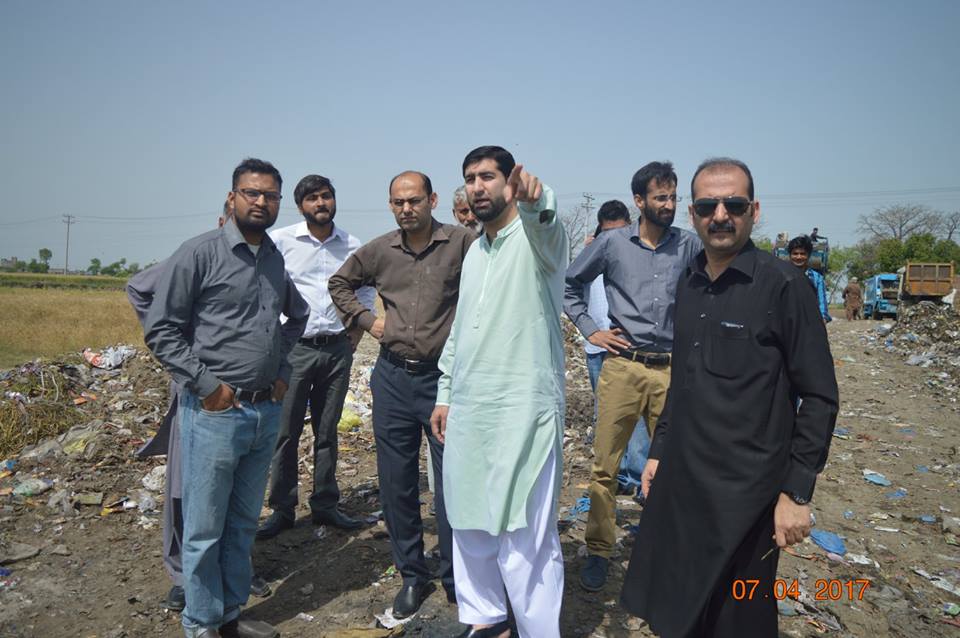 Acting MD Mr Qasim Akbar Visited Disposal SIte