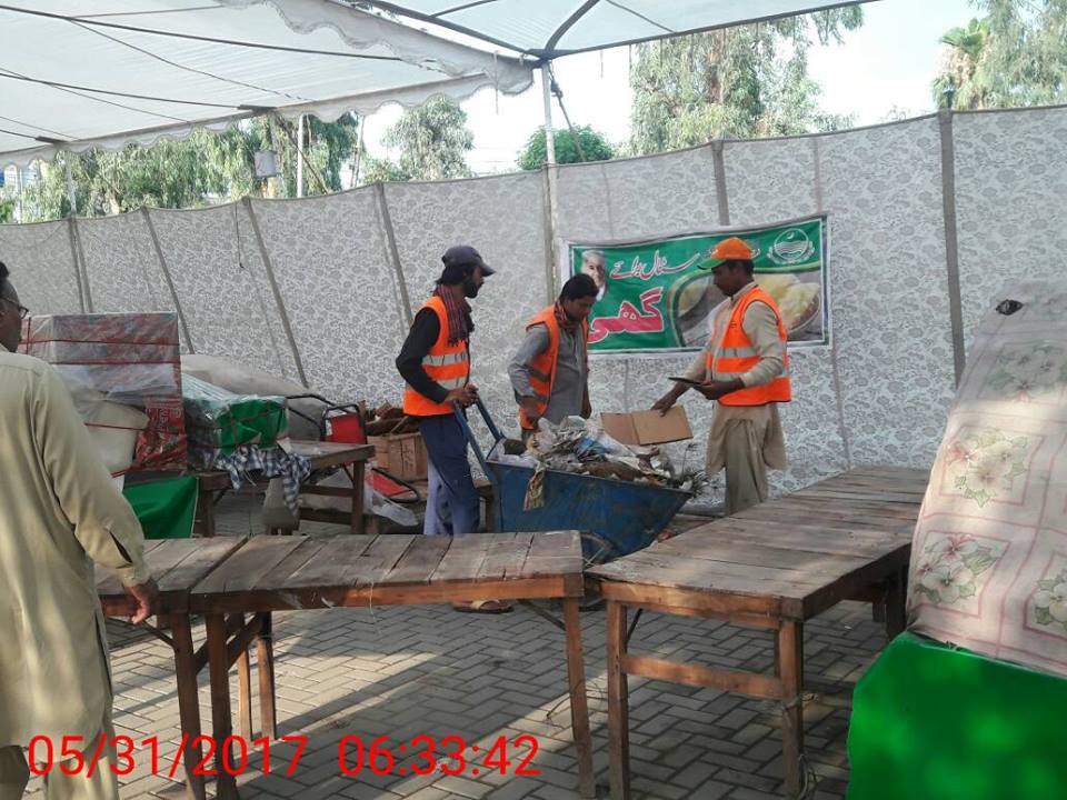 Special Cleaning Activity at Ramzan Bazar 