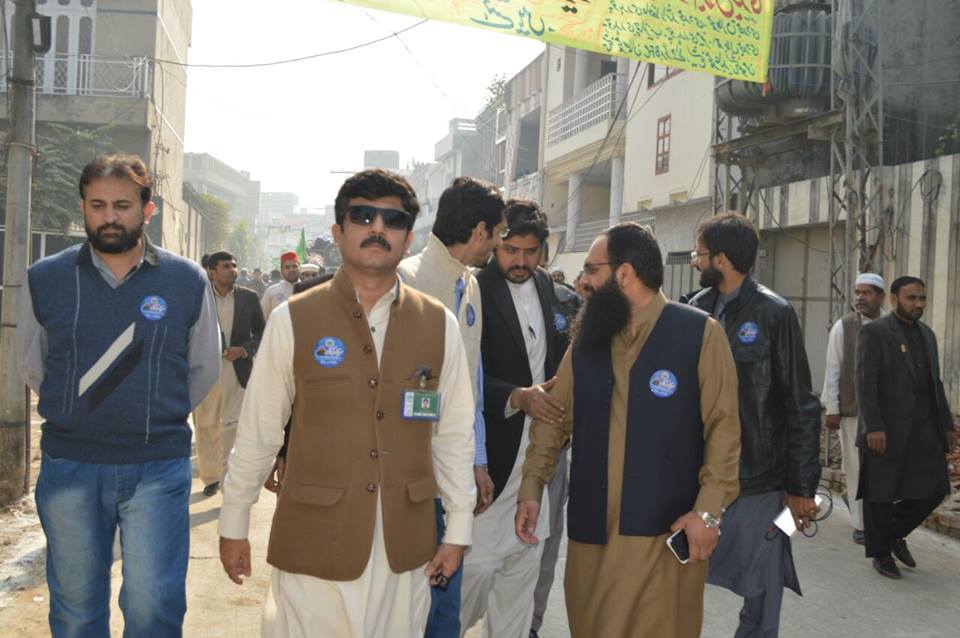  MD GWMC Mehran Afzal visited Milad routes to check cleanliness arrangements