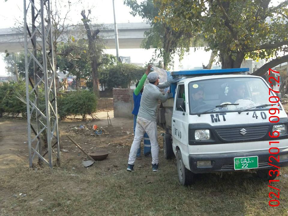 Cleaning Sheran Wala Bagh