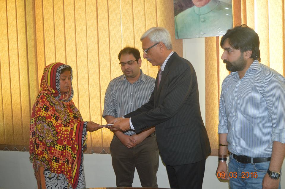 Cheque Distribution to NOK of Deceased Employees