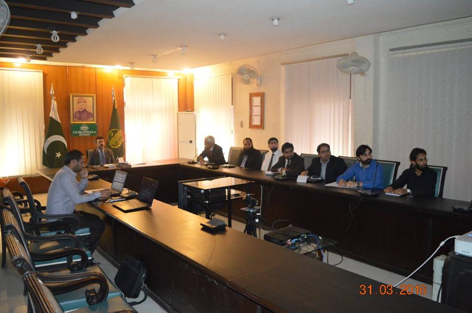 Dr. Atta-ul-Haq Briefing GWMC Working to Commissioner Gujranwala