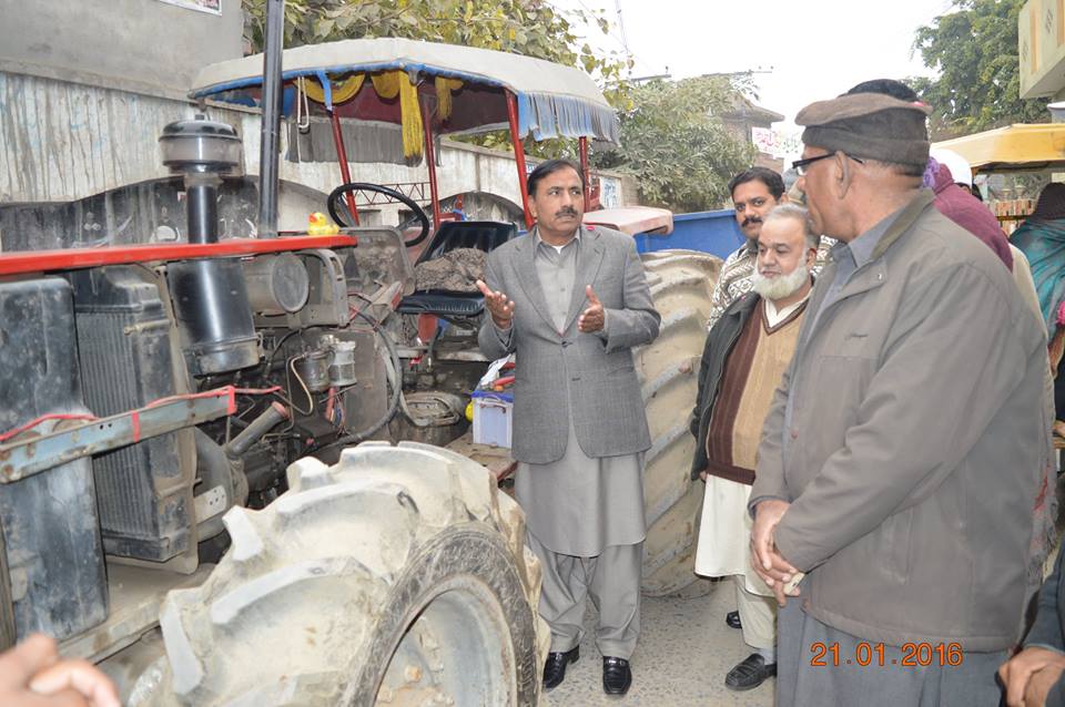 Nawaz Chohan Inaugurating Waste Trolley