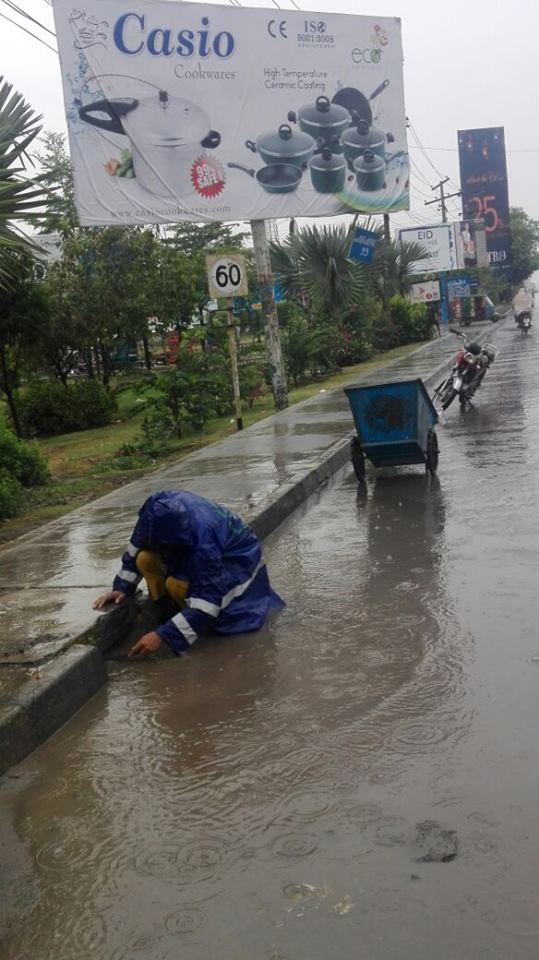 Operations during rainy weather